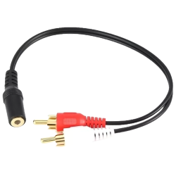 CABLE RCA 2 X 1 HEMBRA A 2...